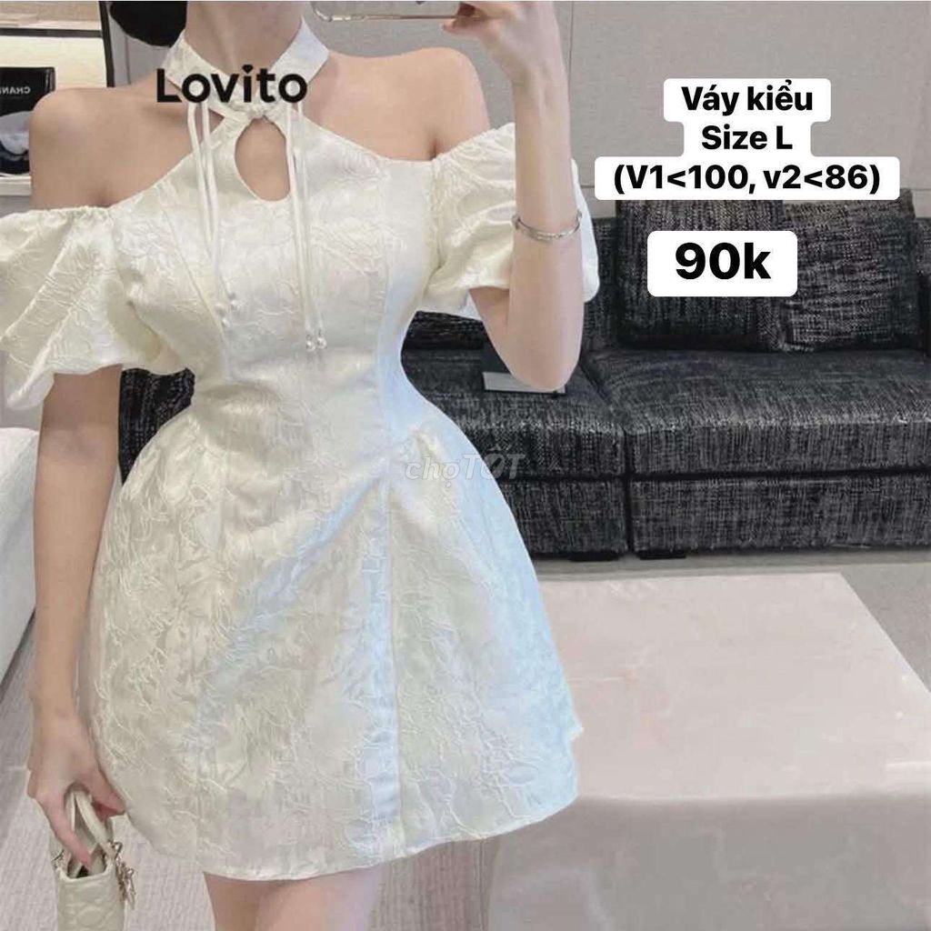 Váy Lovito Nữ Trắng size L. Mua bán Quần áo tại Huyện Châu Thành Kiên Giang được đăng bởi Trân hình 1