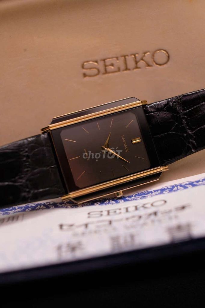 Đồng hồ Seiko Lassale Tank kính tràn viền zin all . Mua bán Đồng hồ tại Quận 8 Tp Hồ Chí Minh được đăng bởi Kết bạn zalo xem thêm mẫu hình 1