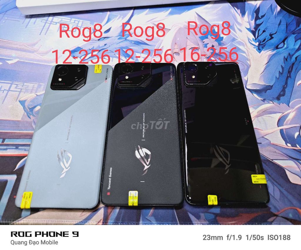 Rogphone 8 bản 12-256 và 16-256. Mua bán Điện thoại tại Quận Hà Đông Hà Nội được đăng bởi Đạo Nguyễn hình 1