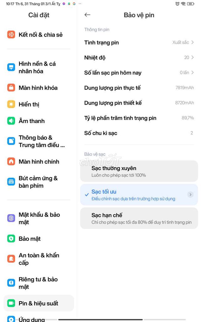 Mipad 5 xanh 6/128 đẹp 98%