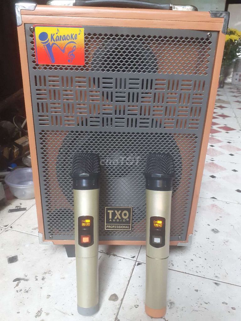 Loa kéo TXO Audio Gỗ Nâu 2 micro. Mua bán Tivi, Âm thanh tại Quận Tân Bình Tp Hồ Chí Minh được đăng bởi Nguyễn đình vương  hình 1