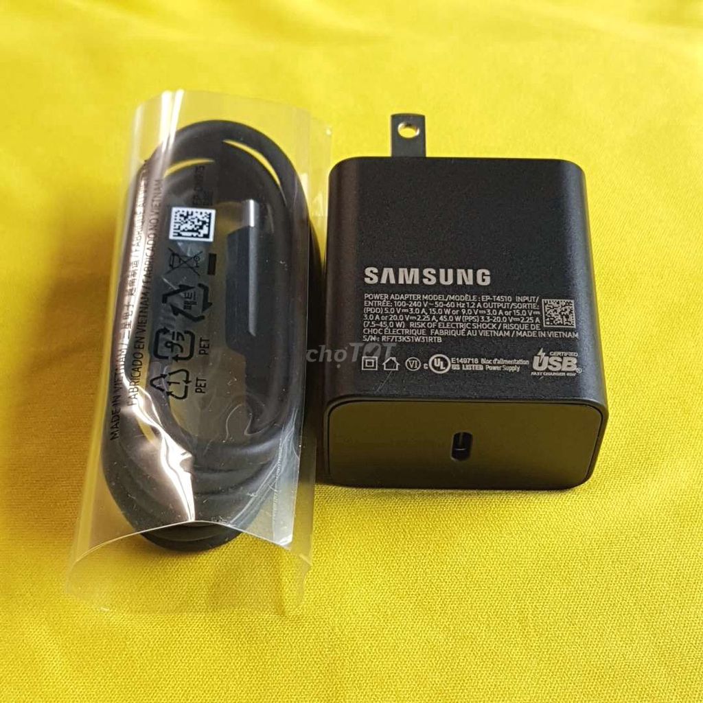 Sạc Nhanh 45W Samsung S22Ultra Chính Hãng New Seal