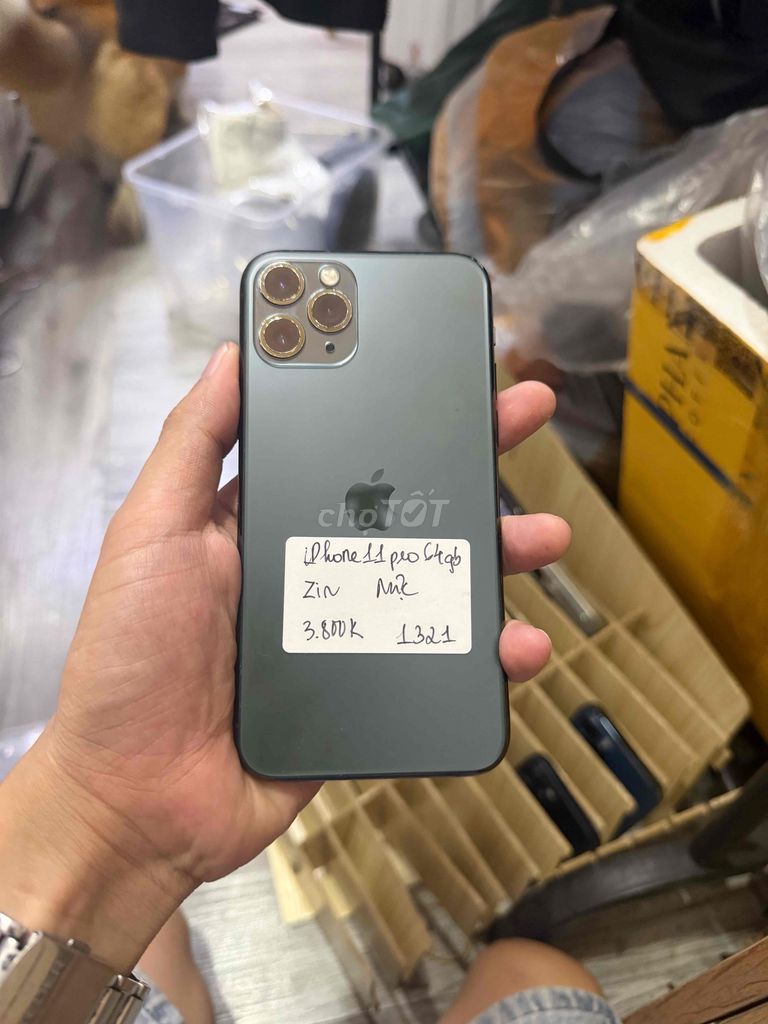 Apple iPhone 11 Pro 64GB Xám Quốc tế máy zin all. Mua bán Điện thoại tại Quận Hải Châu Đà Nẵng được đăng bởi Hoàng Táo 273 Nguyễn Hoàng hình 1