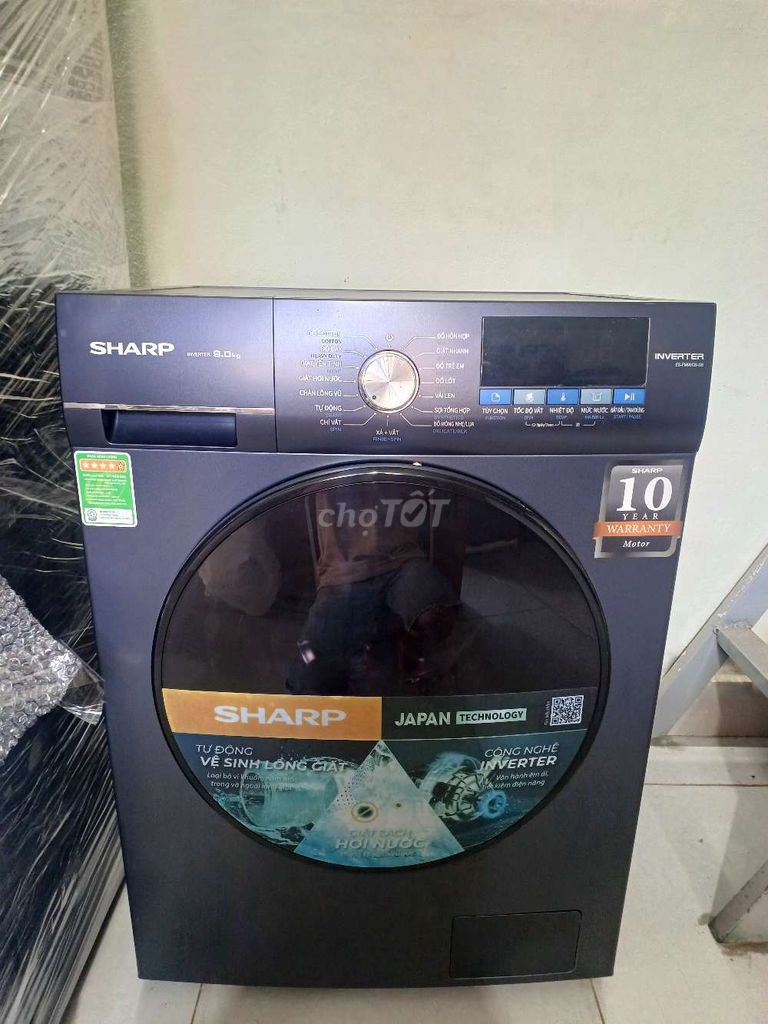 Máy giặt Sharp 9kg TRƯNG BÀY BH 1 NĂM. Mua bán Máy giặt tại Huyện Hòa Vang Đà Nẵng được đăng bởi Nguyễn Thanh Phước hình 1
