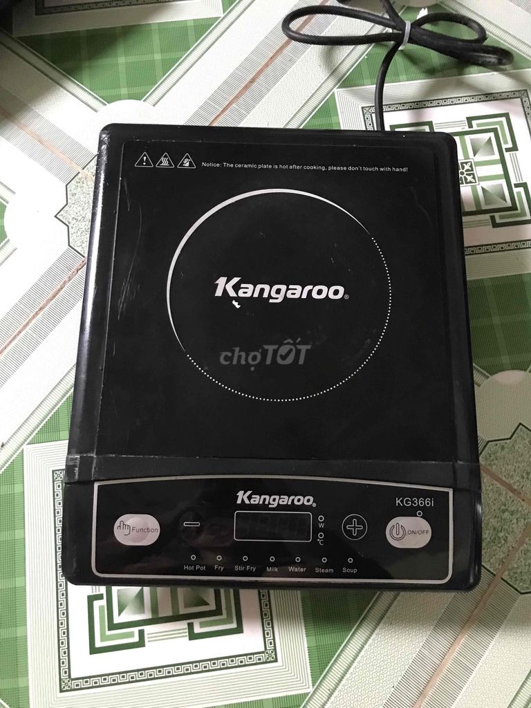 Bếp điện từ Kangaroo KG366i Đen Gốm sứ. Mua bán Bếp, lò, đồ điện nhà bếp tại Quận Cẩm Lệ Đà Nẵng được đăng bởi Trà My hình 1