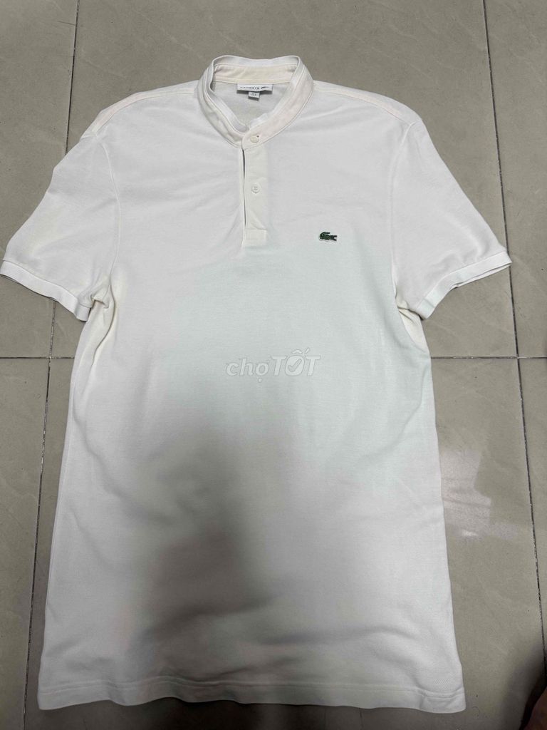 Áo polo Lacoste Nam Slimfit Trắng Cotton. Mua bán Quần áo tại Quận Tây Hồ Hà Nội được đăng bởi Bia hình 1