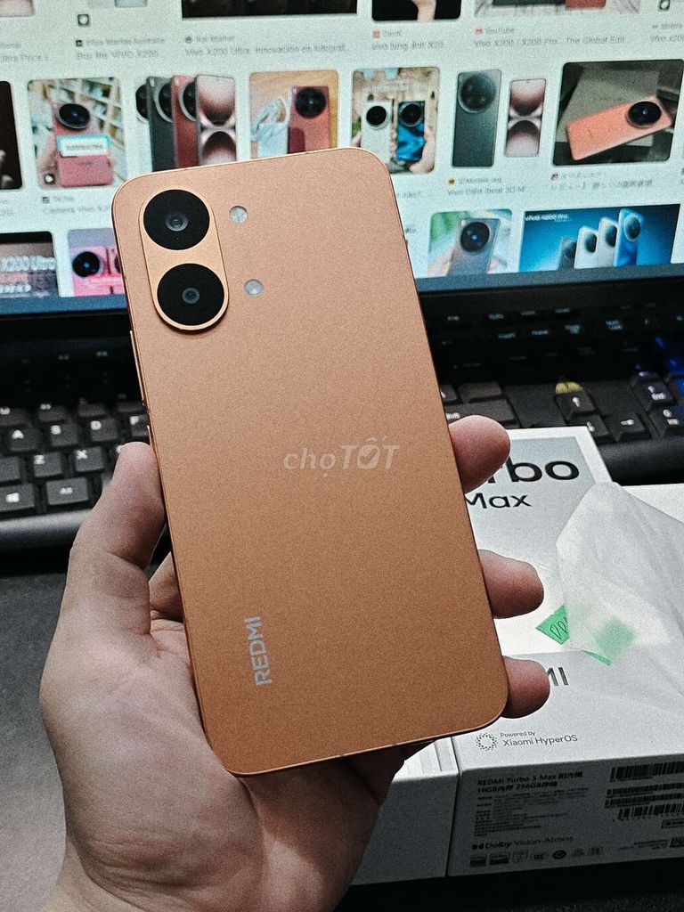 Xiaomi Redmi Turbo 5 Max 16GB/256GB Vàng đồng. Mua bán Điện thoại tại Quận Hà Đông Hà Nội được đăng bởi Tài hình 1