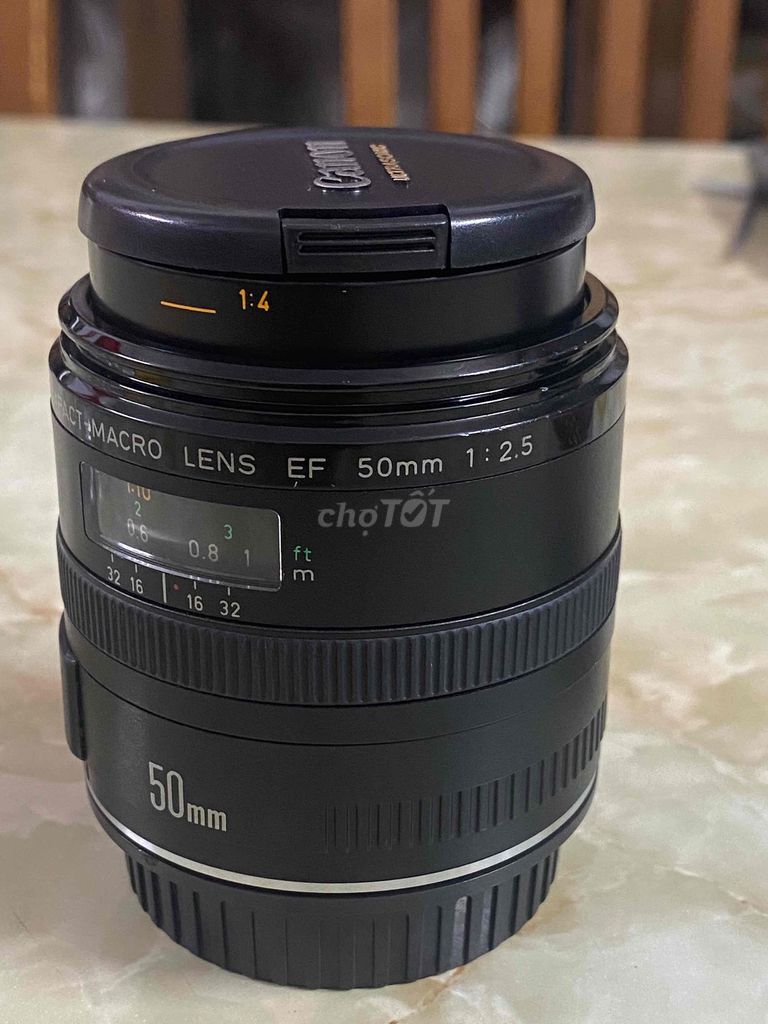 Ống kính Canon Macro 50mm Đen Nhật Bản. Mua bán Máy ảnh, Máy quay tại Huyện Hóc Môn Tp Hồ Chí Minh được đăng bởi Khoa Nam hình 1