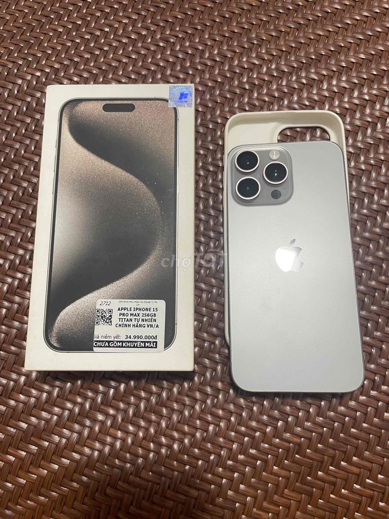 Apple iPhone 15 Pro Max 256GB Titan VN/A. Mua bán Điện thoại tại Quận Kiến An Hải Phòng được đăng bởi V A hình 1