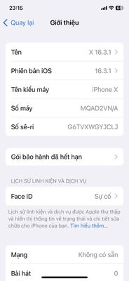 Apple iPhone X 64GB Trắng
