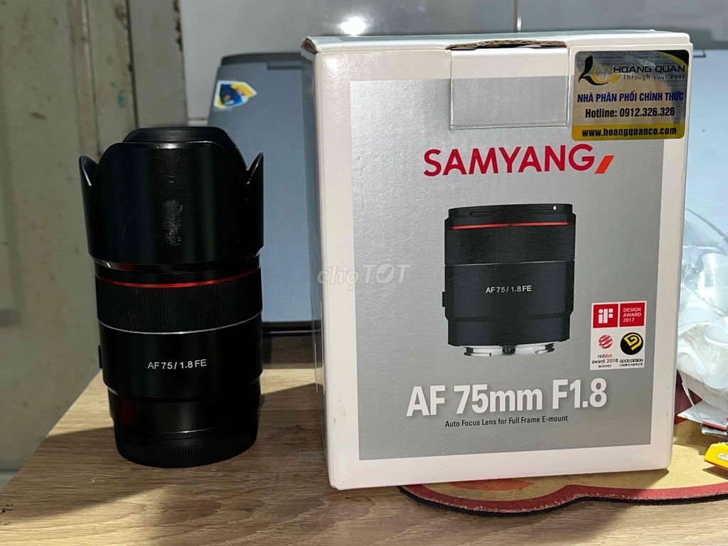 Samyang 75mm f1.8 Sony