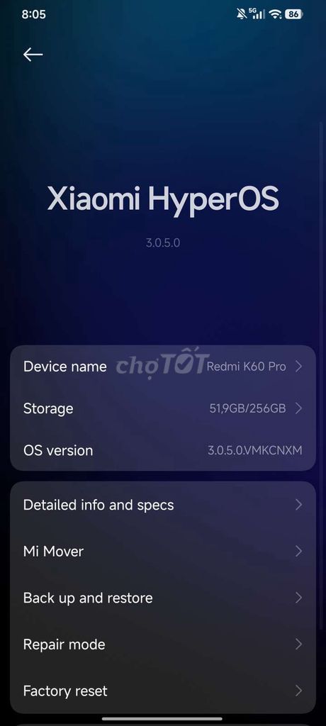 Xiaomi Redmi K60 Pro 12GB/256GB. Mua bán Điện thoại tại Huyện Châu Thành Tiền Giang được đăng bởi Bảo hình 1