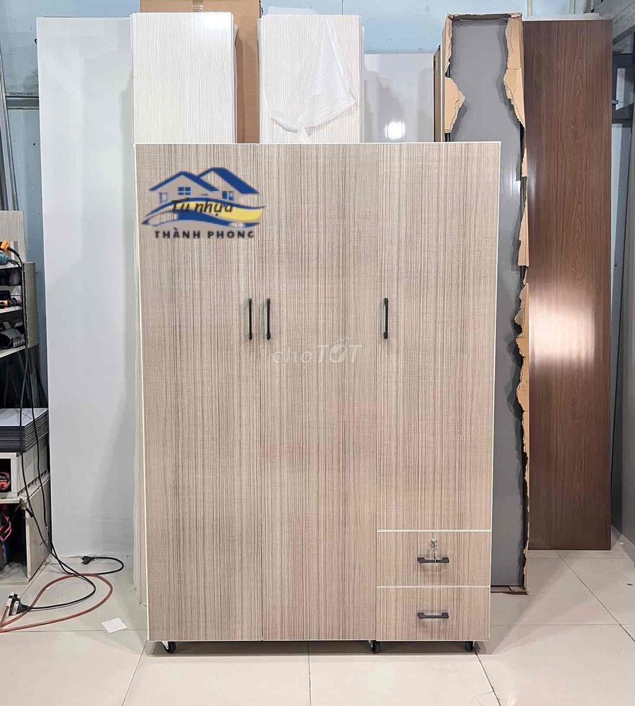 Tủ quần áo nhựa Đài Loan 3 cánh. Mua bán Tủ, kệ gia đình tại Thành phố Thủ Đức Tp Hồ Chí Minh được đăng bởi Ngọc Lan hình 1