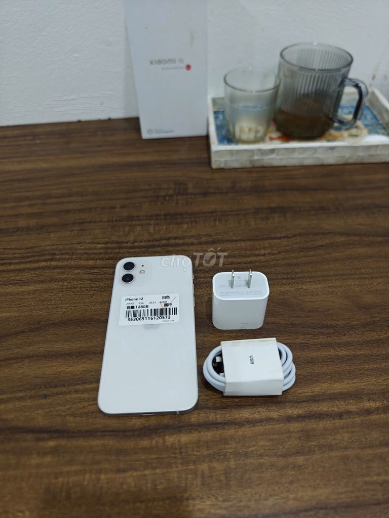 iPhone 12 128GB Trắng 2 SIM vật lý Quốc Tế có COD. Mua bán Điện thoại tại Quận Hoàng Mai Hà Nội được đăng bởi Trần Ngọc Hiếu hình 1