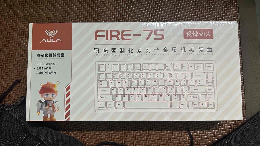 Bàn phím cơ AULA FIRE-75 Nhôm Đen. Mua bán Phụ kiện (Màn hình, Chuột...) tại Huyện Thạch Thất Hà Nội được đăng bởi Phan Anh Vũ hình 1