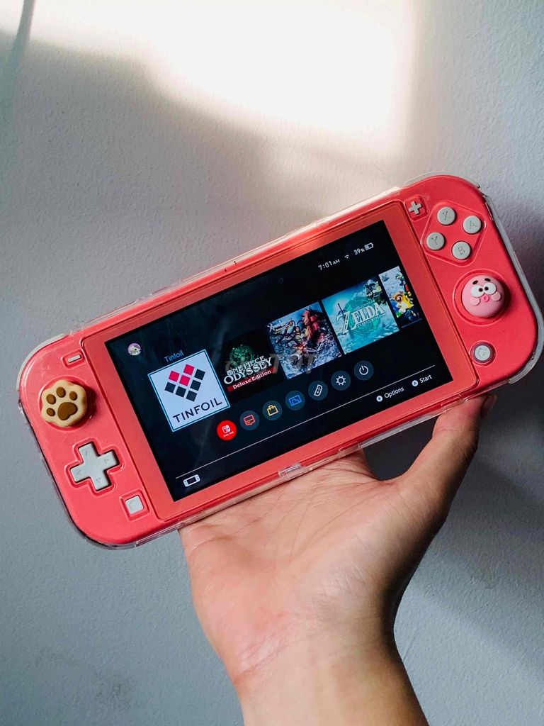 Nintendo Switch Lite Pink 99% (Hoá Phép 128GB)