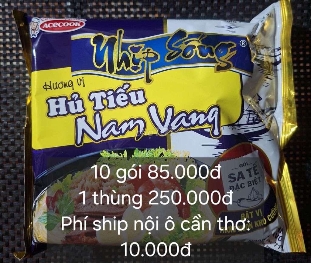 Hủ tiếu ăn liền Acecook Nam Vang Gói. Mua bán Đồ ăn, thực phẩm và các loại khác tại Quận Bình Thuỷ Cần Thơ được đăng bởi Hồ Thanh Ngân CẦN THƠ hình 1