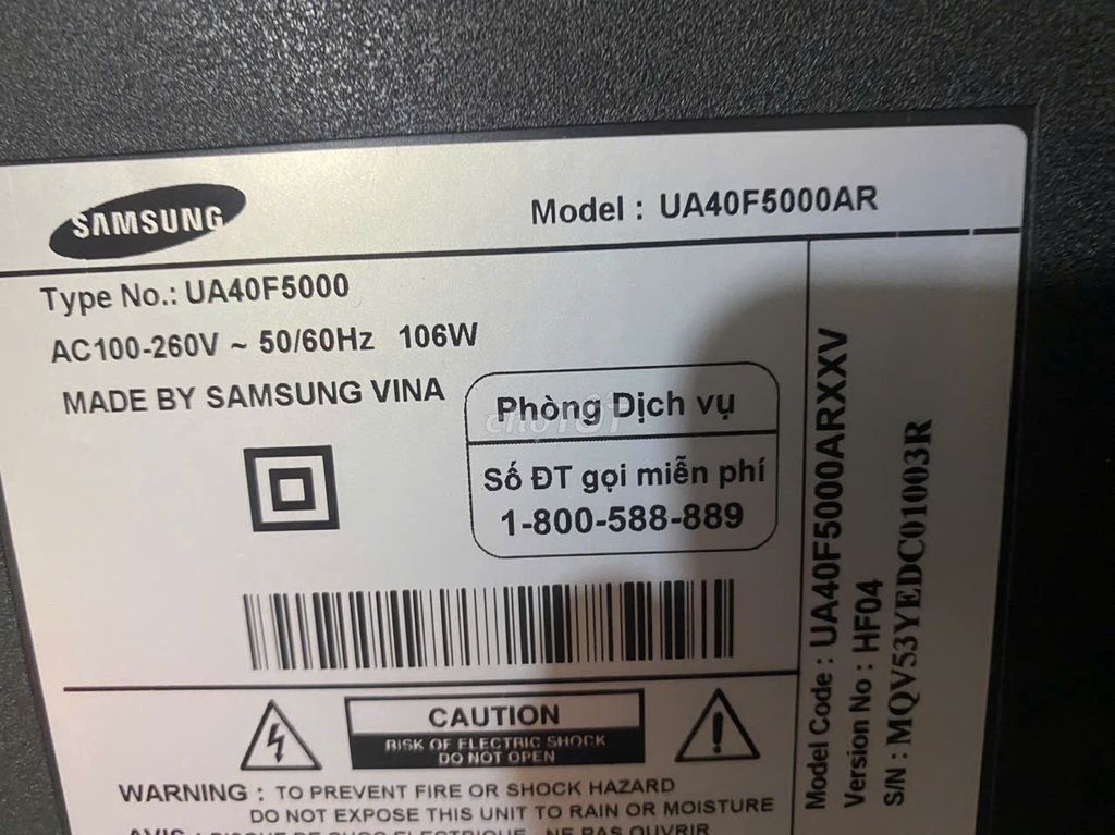 Tivi LED Samsung 40 inch (UA40F5000 ) full hd