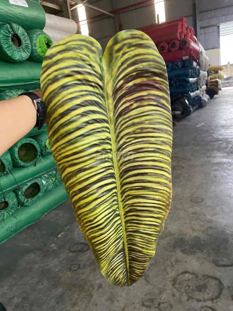 Lá chuối giả Cao su, thép bọc nhựa 75cm. Mua bán Cây cảnh, đồ trang trí tại Huyện Gia Lâm Hà Nội được đăng bởi Nguyễn Thu Tuyết hình 1