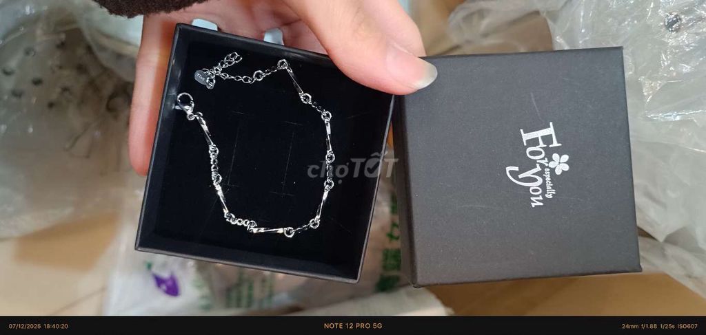 Vòng tay For You Bạc s925 Nữ dây xích. Mua bán Phụ kiện thời trang khác tại Quận Hà Đông Hà Nội được đăng bởi Lung linh hình 1