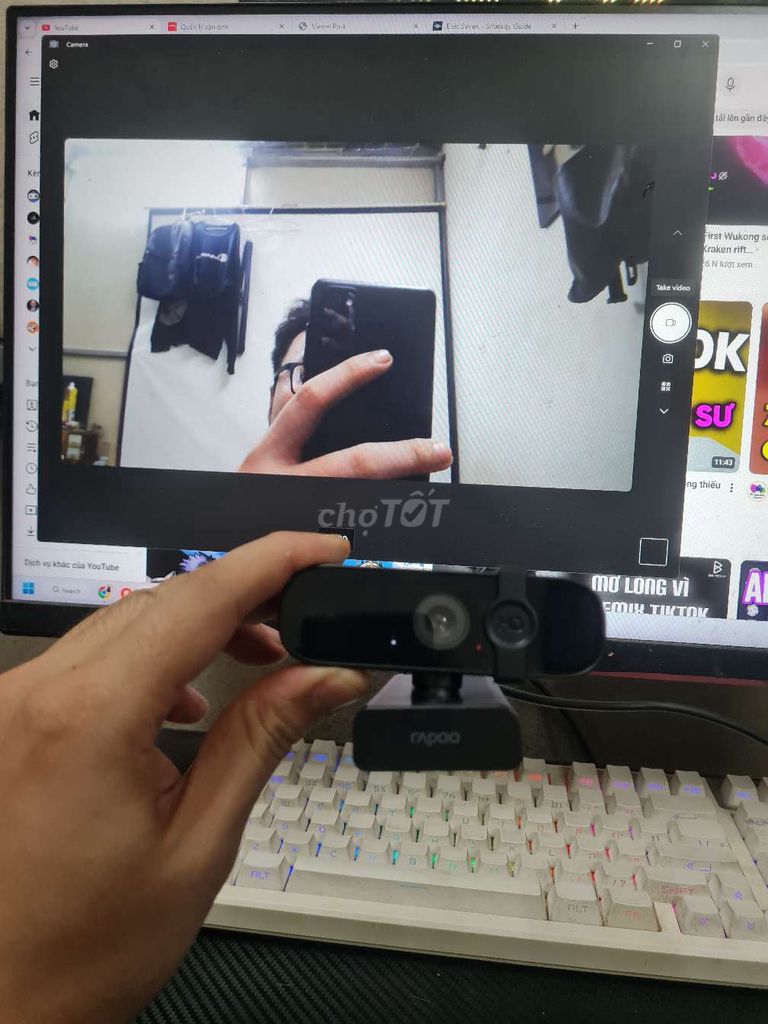 Rapoo C280 Webcam 2K Đen. Mua bán Phụ kiện (Màn hình, Chuột...) tại Quận 7 Tp Hồ Chí Minh được đăng bởi Lang Đồ Món hình 1