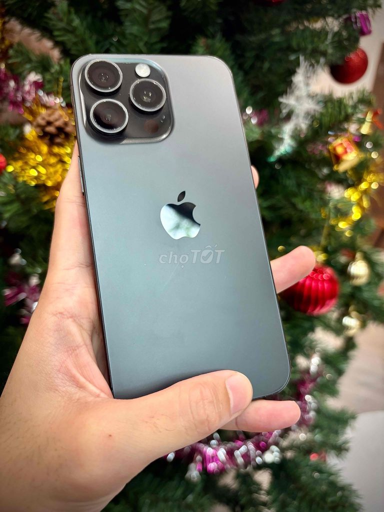 Apple iPhone 15 Pro Max 256GB đen 2 sim vật lý. Mua bán Điện thoại tại Quận Hai Bà Trưng Hà Nội được đăng bởi Tạ Duy Lâm hình 1
