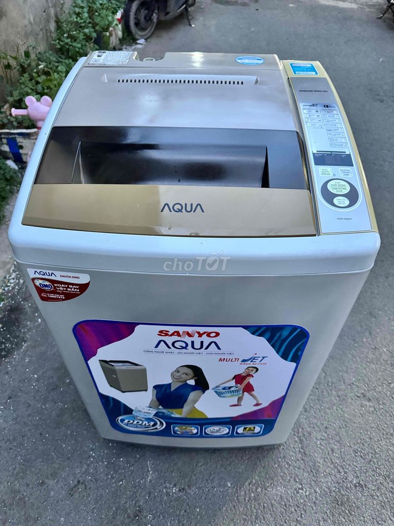 Máy giặt Aqua cửa trên 8kg Trắng, Nâu. Mua bán Máy giặt tại Thành phố Thủ Đức Tp Hồ Chí Minh được đăng bởi Nhi Nhi hình 1