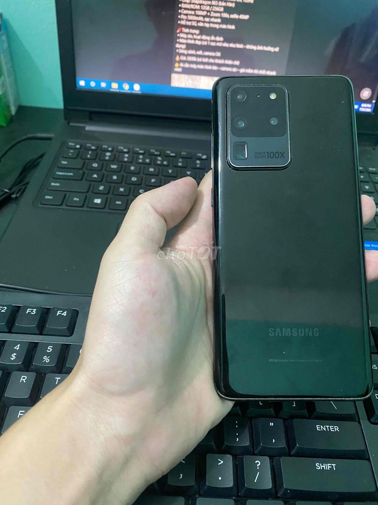 Samsung S20 Ultra 5G sọc màn hình. Mua bán Điện thoại tại Huyện Giao Thủy Nam Định được đăng bởi Bùi Văn Tuấn hình 1