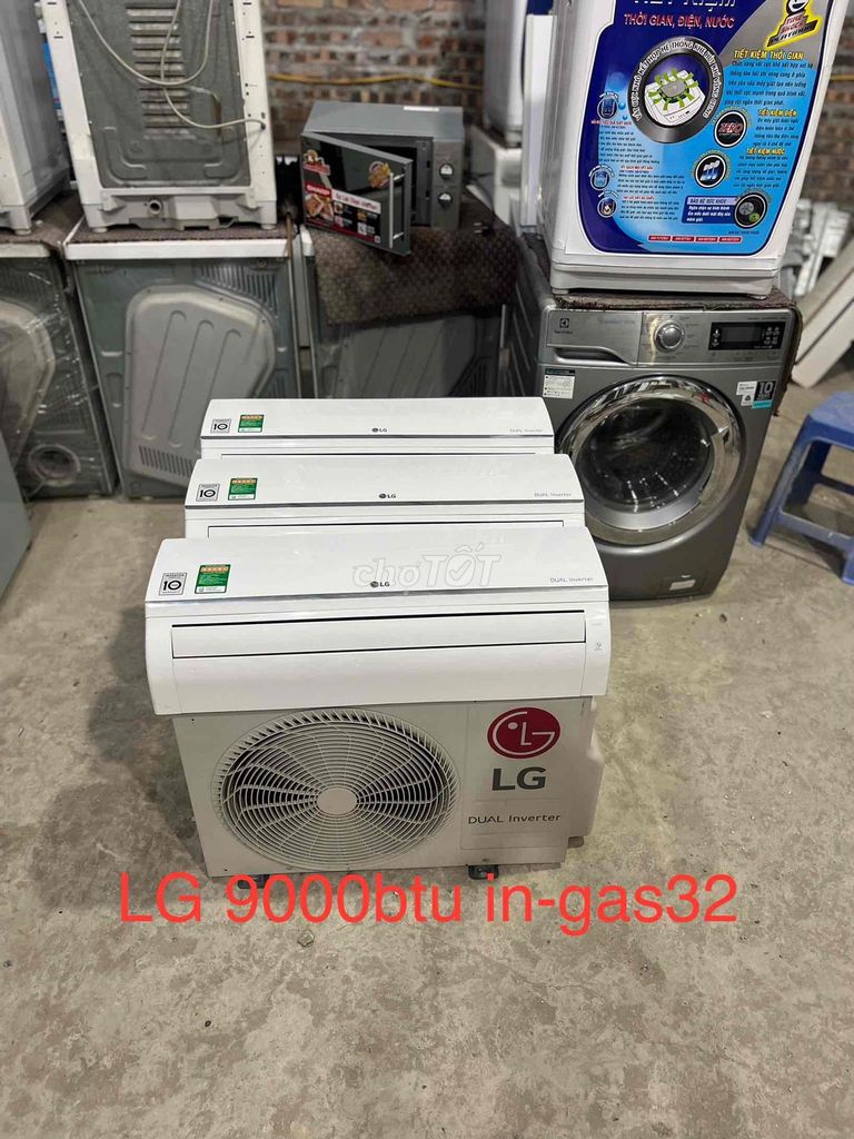 điều hoà LG 9000btu inverter mới 90%