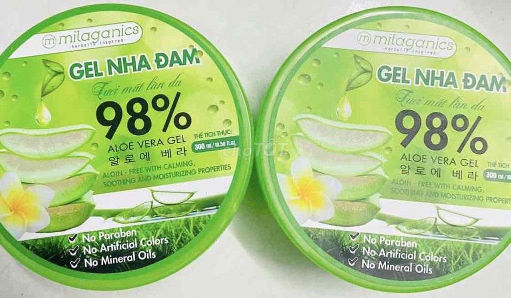 gel nha đam cấp ẩm da