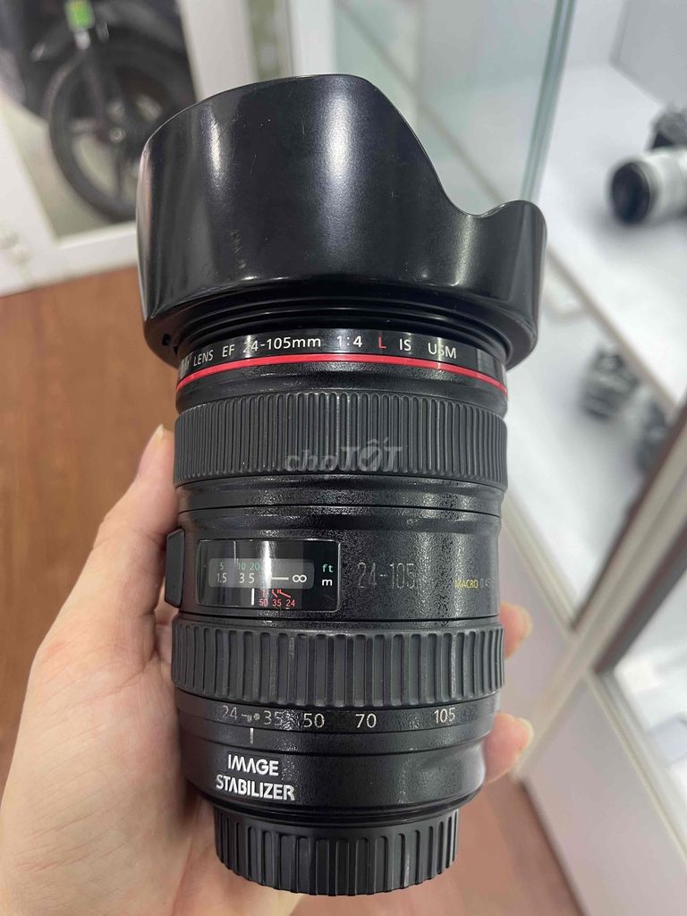 Ống kính Canon EF 24-105mm f/4L Đen. Mua bán Máy ảnh, Máy quay tại Quận 10 Tp Hồ Chí Minh được đăng bởi Máy Ảnh MD hình 1