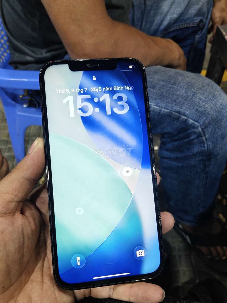 Apple iPhone 12 Pro Max 256GB Xanh 90% pin. Mua bán Điện thoại tại Quận Liên Chiểu Đà Nẵng được đăng bởi Công Lực hình 1