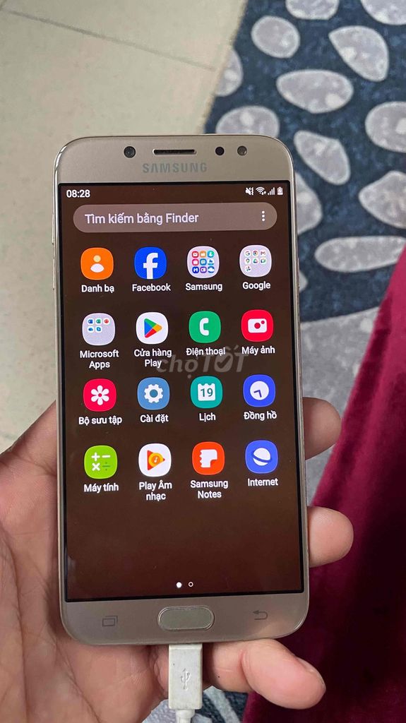 Samsung J7 Pro Vàng 2 sim. Mua bán Điện thoại tại Quận Hoàng Mai Hà Nội được đăng bởi le van trinh hình 1