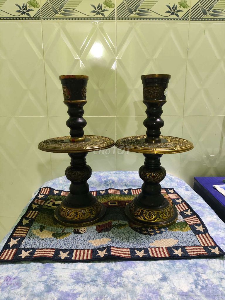 Đèn trang trí Đồng 36cm 4kg