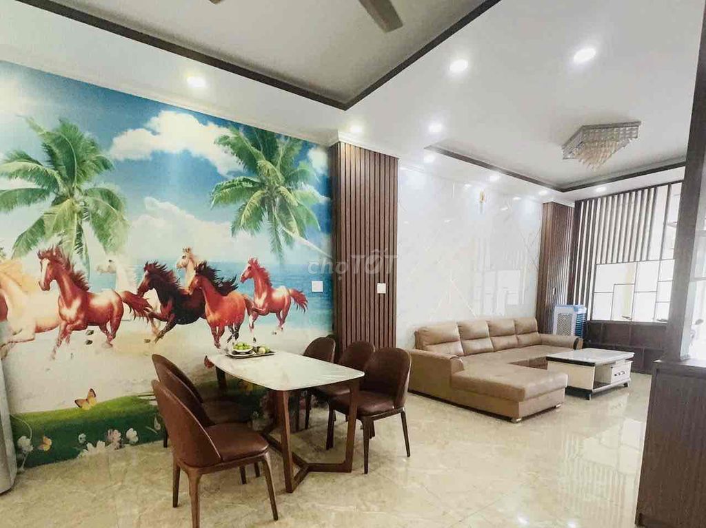 CHO THUÊ DÀI HẠN NHÀ NGUYÊN CĂN 4 PHÒNG NGỦ FULL NỘI THẤT KDT HÀ QUANG