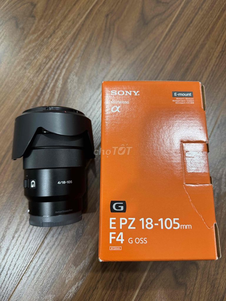 Ống kính Sony 18-105 F4 Đen. Mua bán Máy ảnh, Máy quay tại Thành phố Bến Tre Bến Tre được đăng bởi NHC hình 1