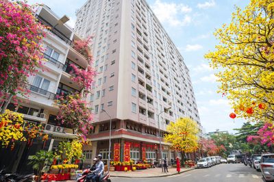 BÁN CHUNG CƯ NGUYỄN NGỌC PHƯƠNG, DT 68M2 2PN 2WC TẦNG CAO NHÀ ĐẸP