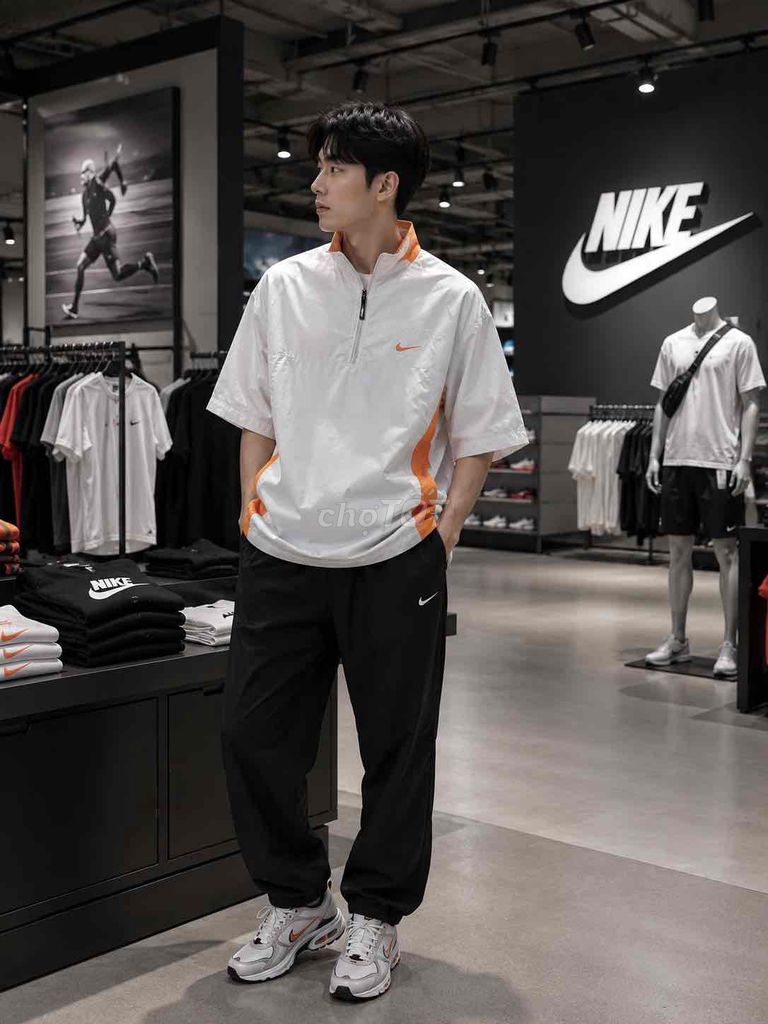 Áo khoác Nike Nam Polyester XL. Mua bán Quần áo tại Huyện Đức Trọng Lâm Đồng được đăng bởi Black 2hand  hình 1