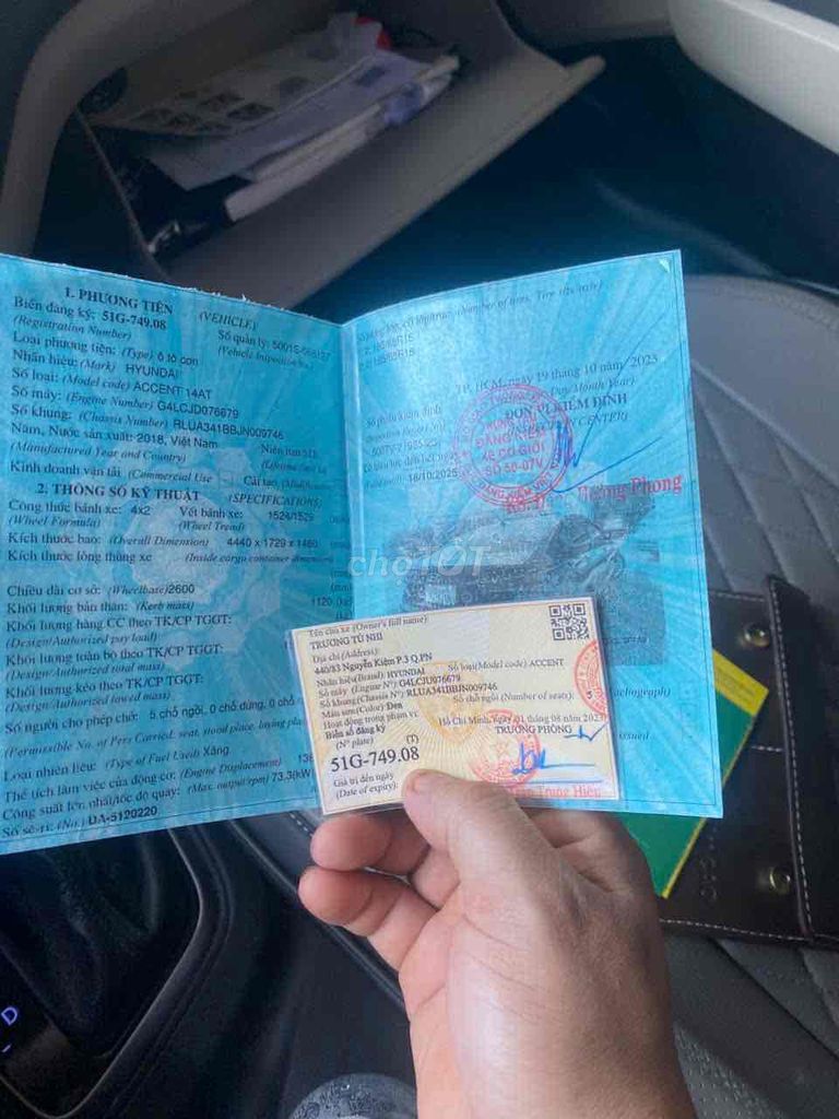 Hyundai Accent 2018 1.4 CVT - 110000 km. Mua bán Ô tô tại Quận Bình Tân Tp Hồ Chí Minh được đăng bởi Xuân Trường hình 10