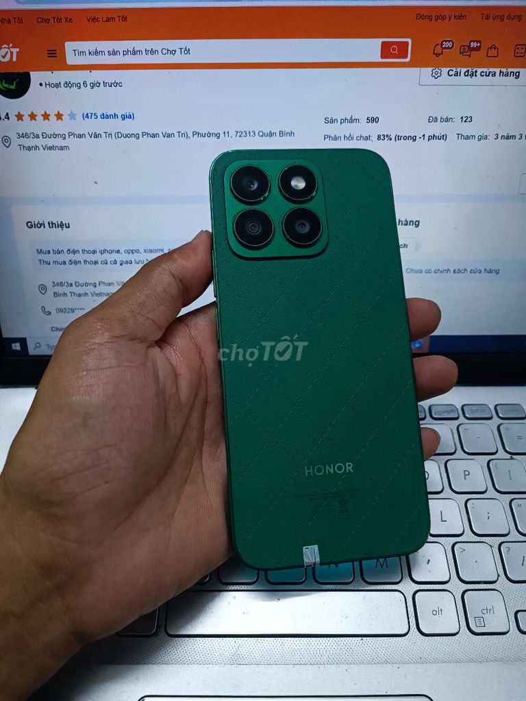 HONOR X8B 8GB/512GB SNAP 680 ZIN MỚI KENG. Mua bán Điện thoại tại Quận Bình Thạnh Tp Hồ Chí Minh được đăng bởi Dân Mobile hình 1