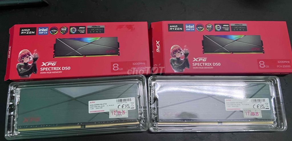 RAM XPG SPECTRIX D50 8GB. Mua bán Linh kiện (RAM, Card...) tại Thành phố Thuận An Bình Dương được đăng bởi Tín Duck hình 1