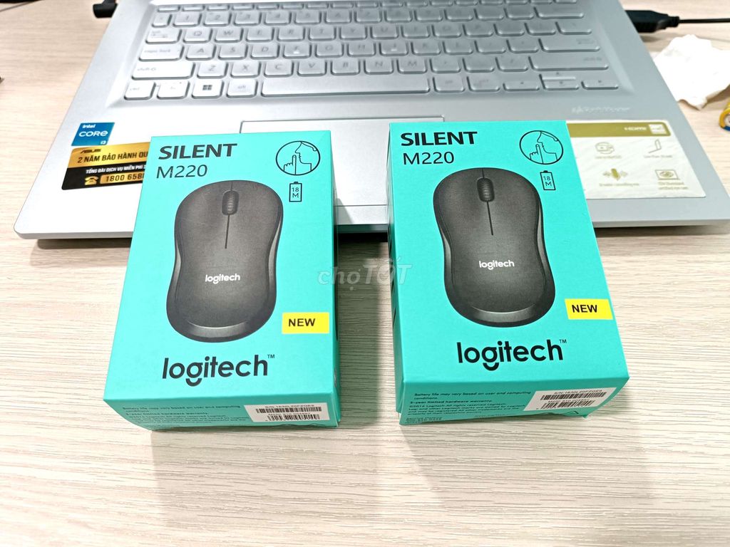 Chuột Logitech M220 - Tặng Kèm Pin,Chuột không dây