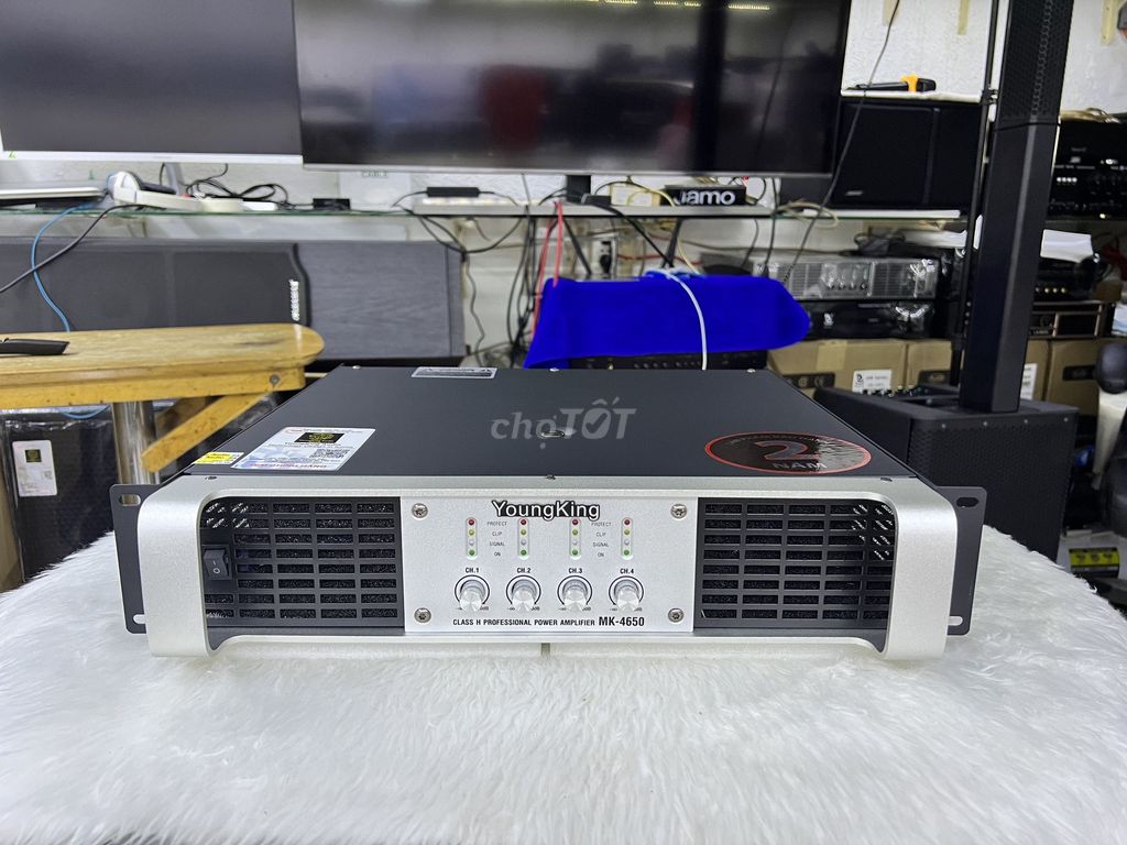 Cục đẩy YoungKing Audio MK-4650 4 kênh. Mua bán Tivi, Âm thanh tại Quận Tân Phú Tp Hồ Chí Minh được đăng bởi Âm Thanh Karaoke hình 1