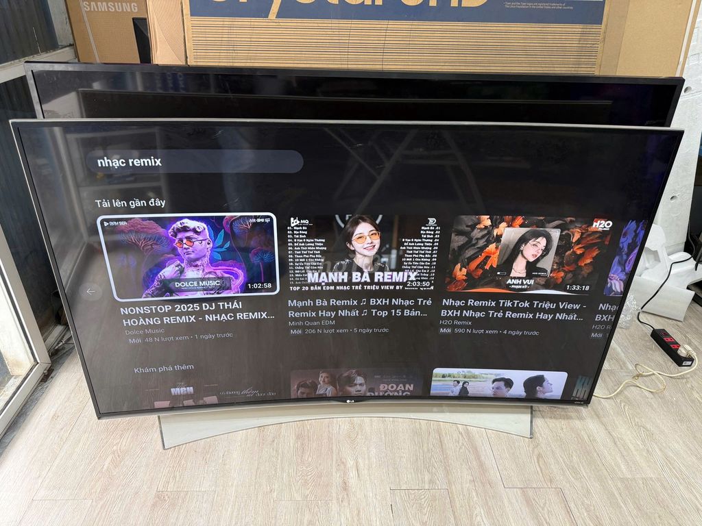 Tivi LG 65 Inch Màn Hình Cong 4K Giọng Nói. Mua bán Tivi, Âm thanh tại Quận Bình Tân Tp Hồ Chí Minh được đăng bởi KC Electronic hình 3