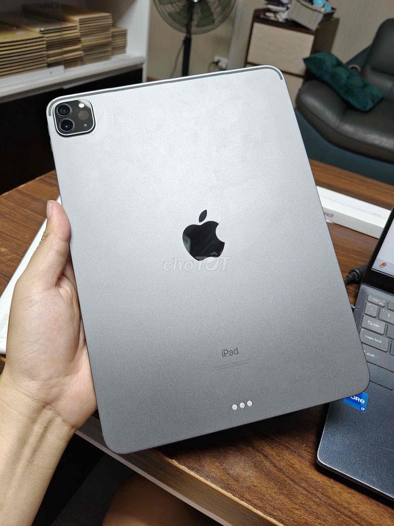 ipad pro m1 128 gray siêu đẹp pin 93