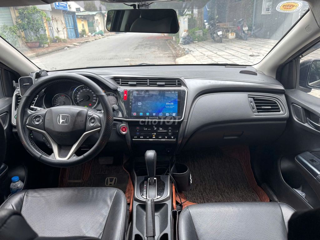 Honda City Top 2017 110000 км чёрный