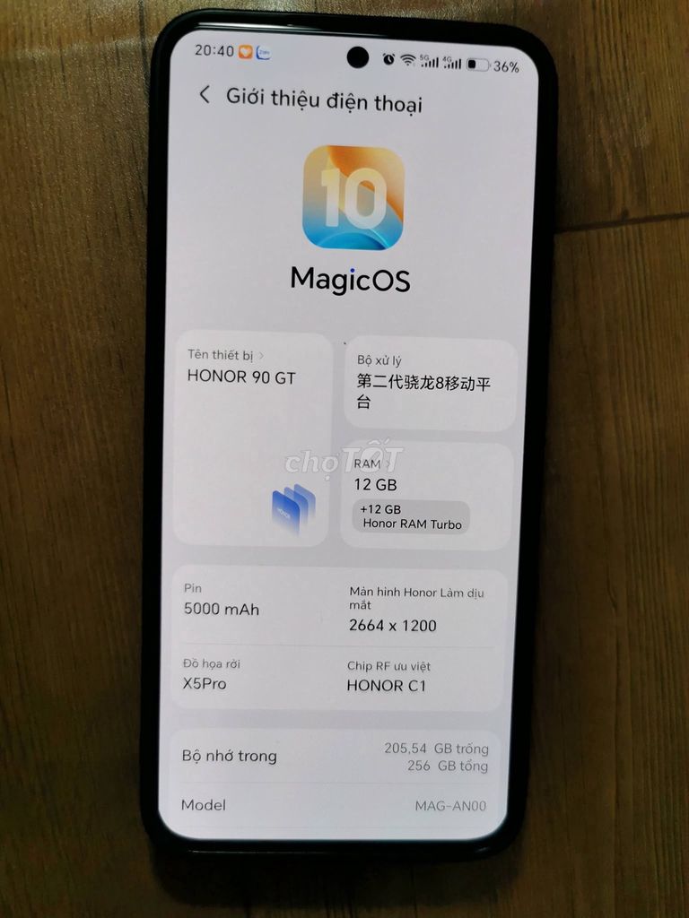 Honor 90 GT 12GB/256GB Đen. Mua bán Điện thoại tại Quận Tân Bình Tp Hồ Chí Minh được đăng bởi Hội Đồ Điện Tử hình 1