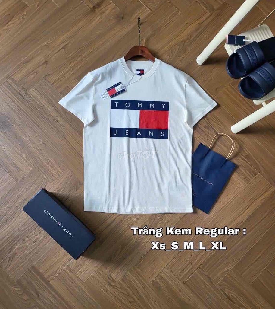 Áo thun Tommy Hilfiger Trắng kem. Mua bán Quần áo tại Thành phố Thủ Đức Tp Hồ Chí Minh được đăng bởi Quách Toàn hình 1