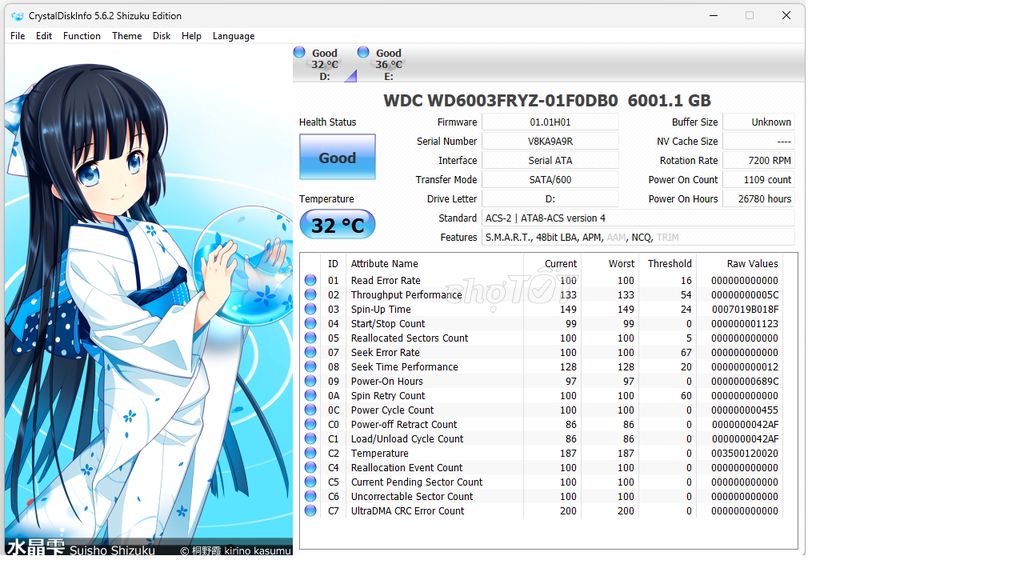 Ổ Cứng HDD WD GOD 6T