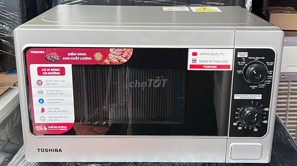 Lò vi sóng Toshiba nướng Bạc Thái Lan 1000W. Mua bán Bếp, lò, đồ điện nhà bếp tại Thành phố Dĩ An Bình Dương được đăng bởi ly trần hình 1